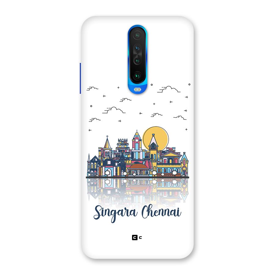 Chennai City Back Case for Poco X2