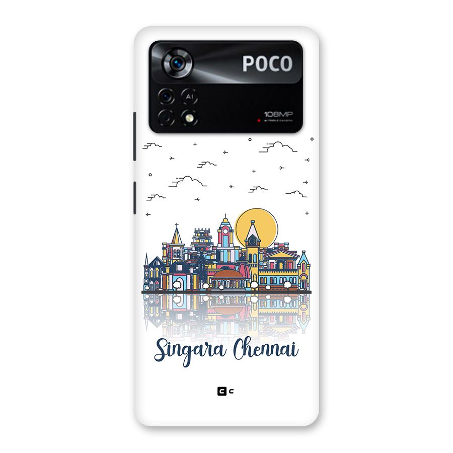 Chennai City Back Case for Poco X4 Pro 5G