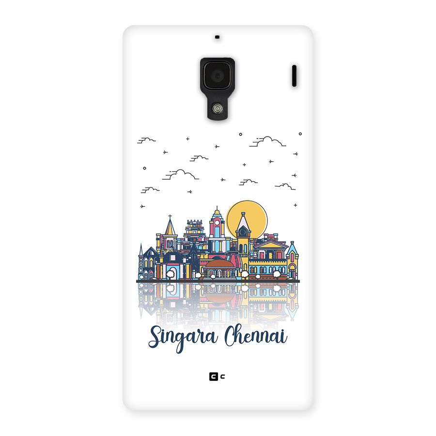 Chennai City Back Case for Redmi 1s