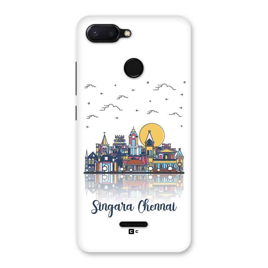 Chennai City Back Case for Redmi 6