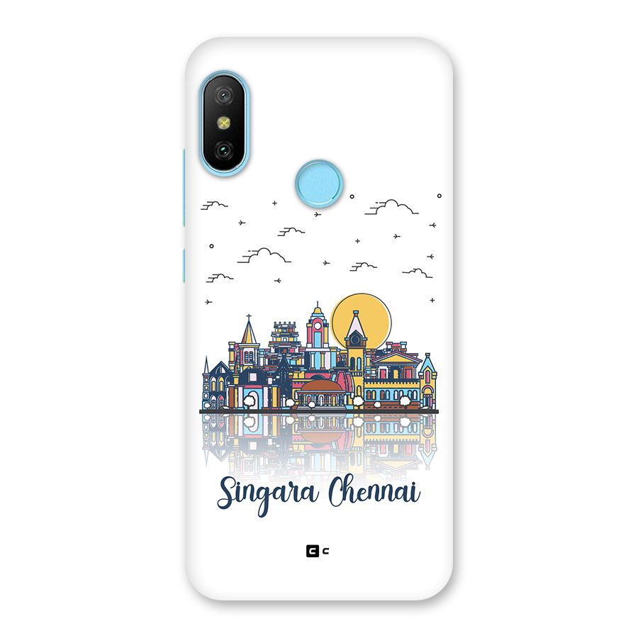 Chennai City Back Case for Redmi 6 Pro