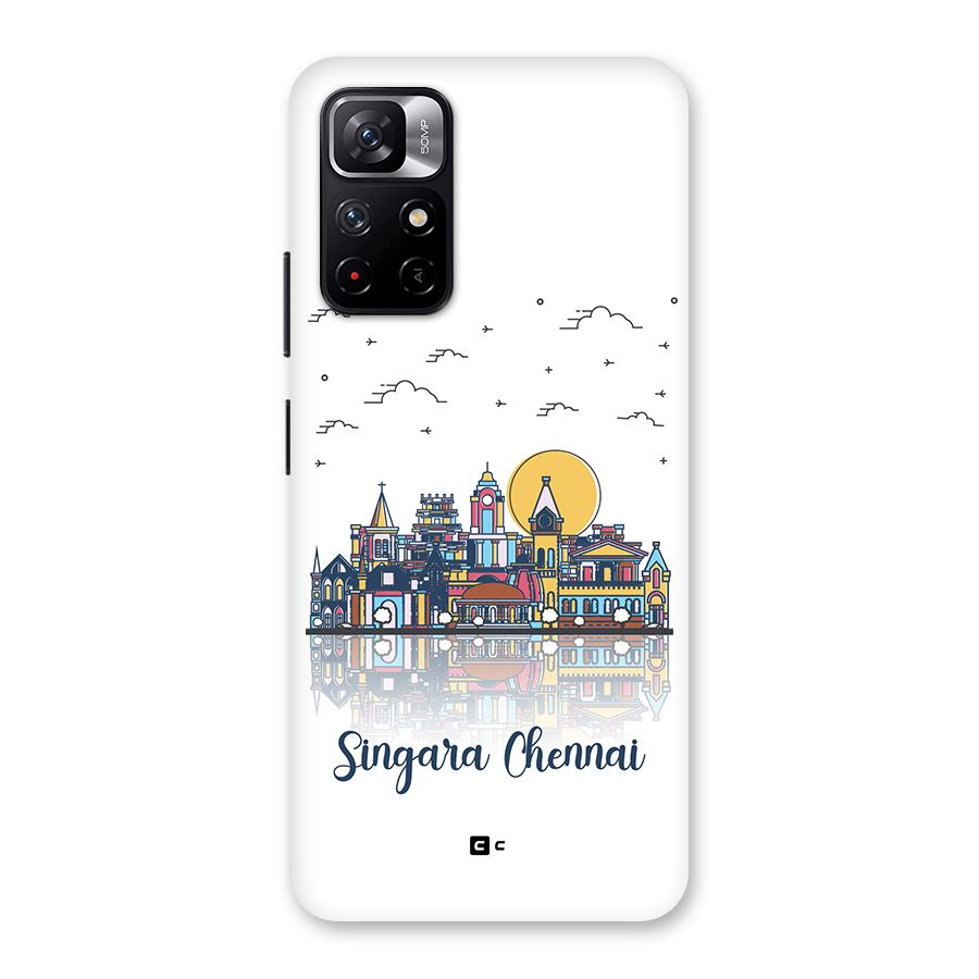 Chennai City Back Case for Redmi Note 11T 5G
