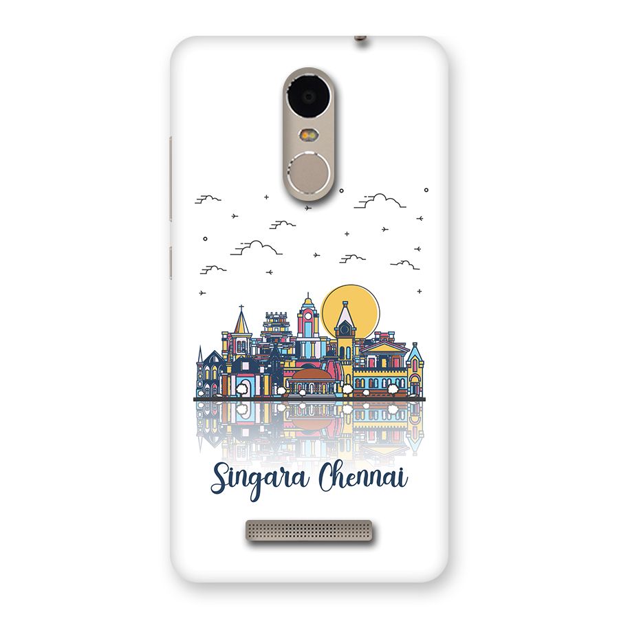 Chennai City Back Case for Redmi Note 3