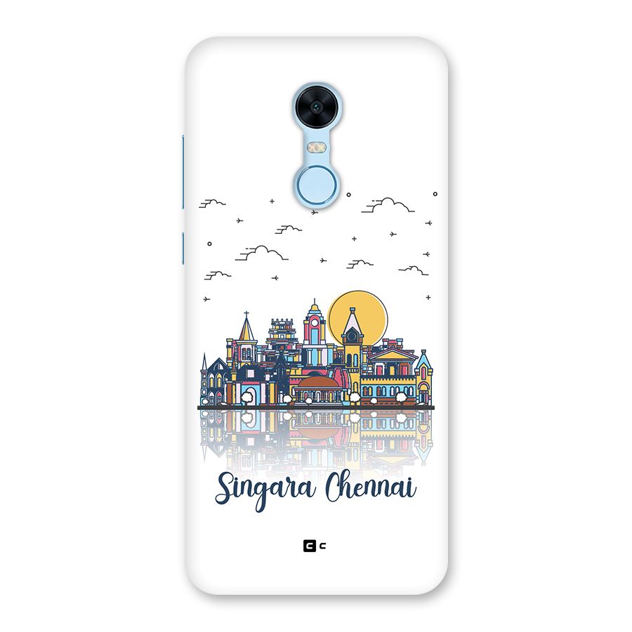 Chennai City Back Case for Redmi Note 5