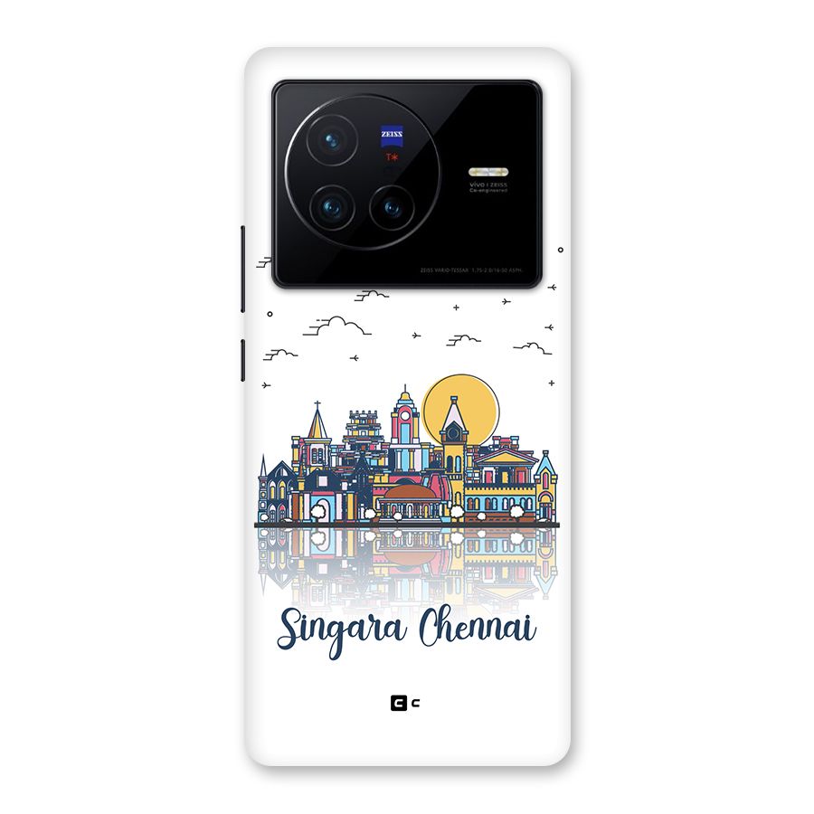 Chennai City Back Case for Vivo X80