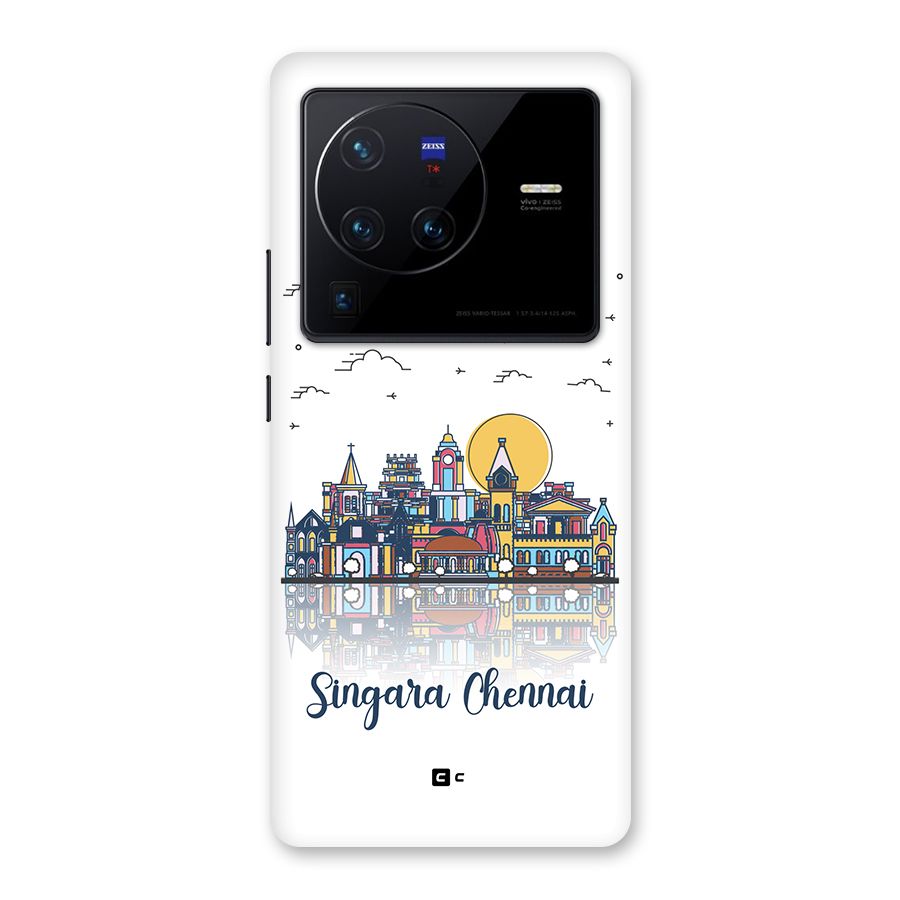 Chennai City Back Case for Vivo X80 Pro