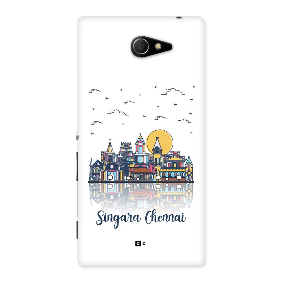 Chennai City Back Case for Xperia M2