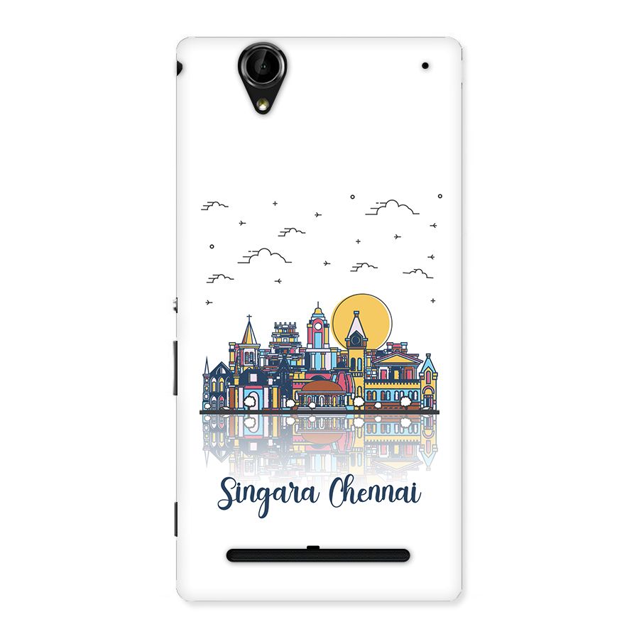 Chennai City Back Case for Xperia T2