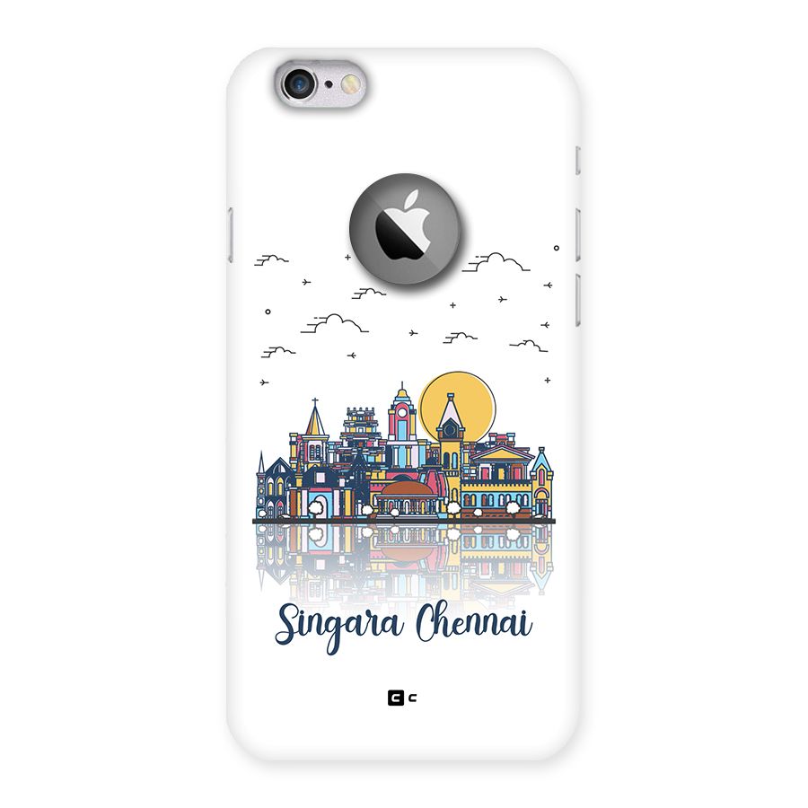 Chennai City Back Case for iPhone 6 Logo Cut