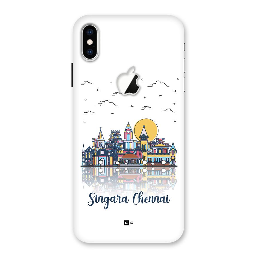 Chennai City Back Case for iPhone XS Max Apple Cut