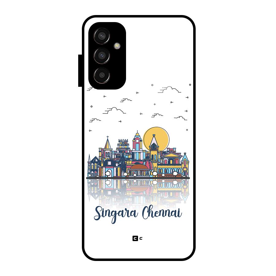 Chennai City Glass Back Case for Galaxy F13