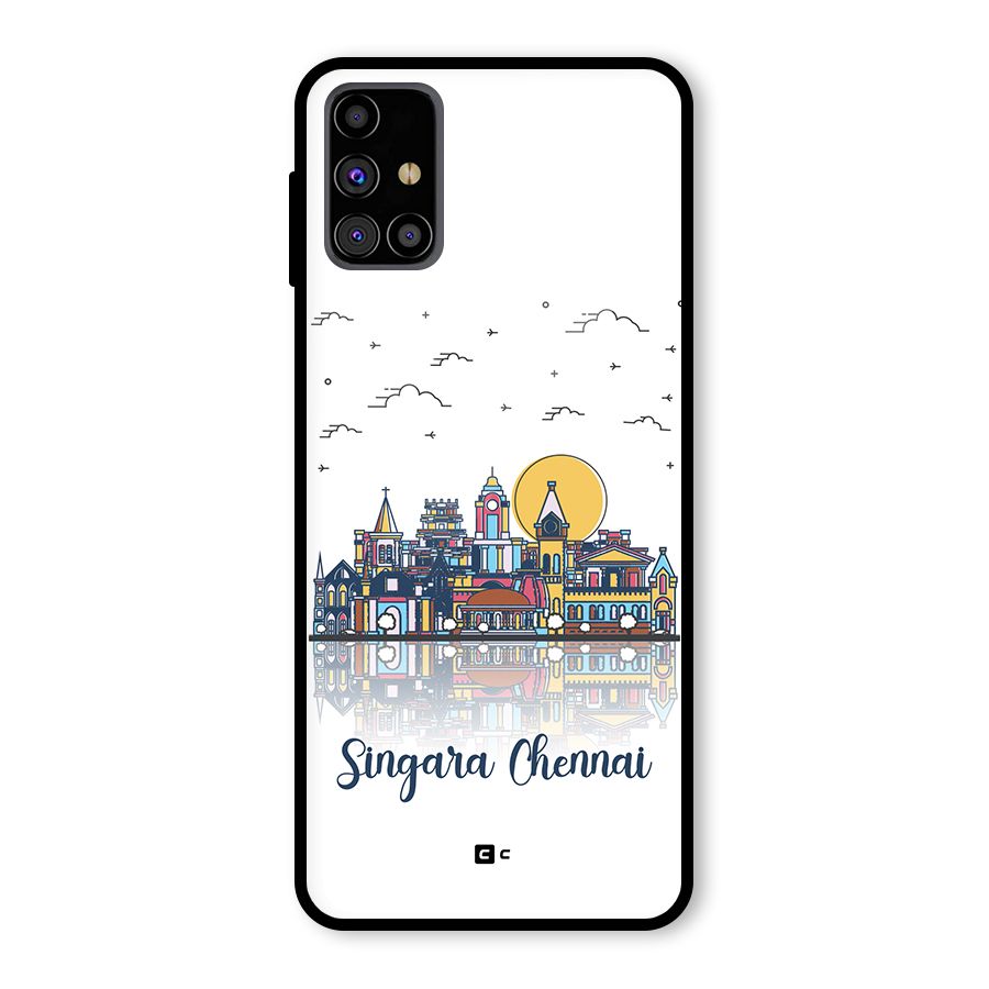 Chennai City Glass Back Case for Galaxy M31s