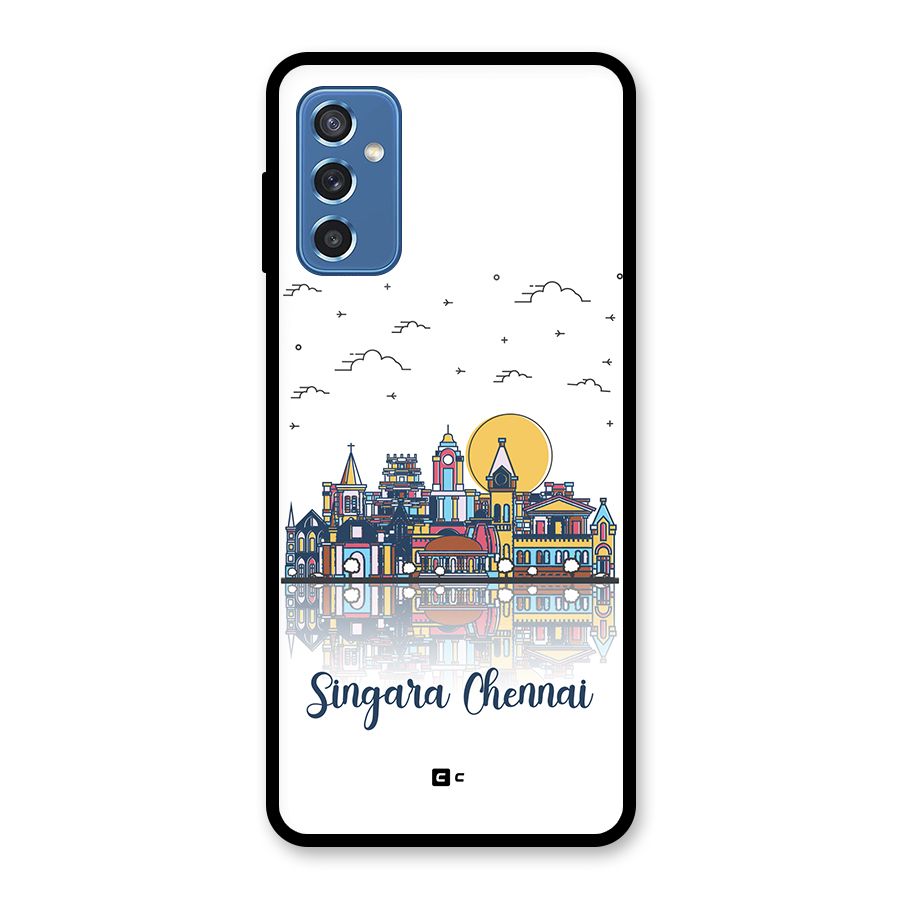 Chennai City Glass Back Case for Galaxy M52 5G
