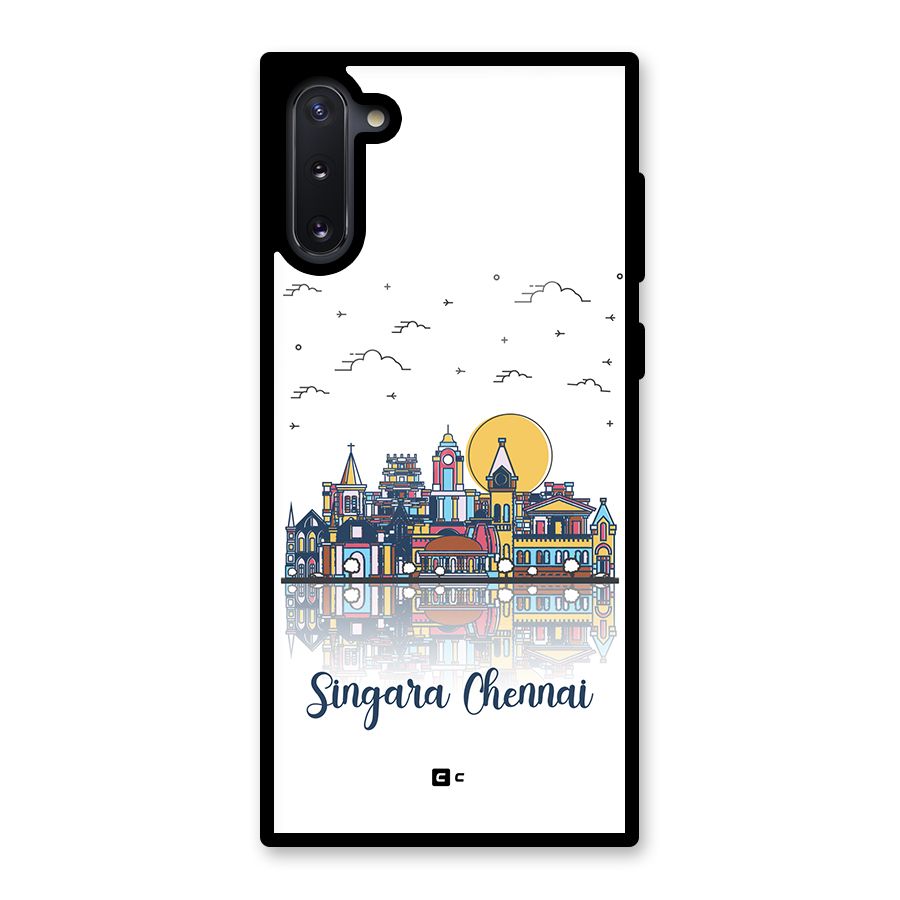 Chennai City Glass Back Case for Galaxy Note 10