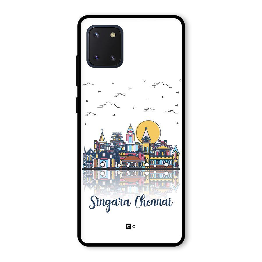Chennai City Glass Back Case for Galaxy Note 10 Lite