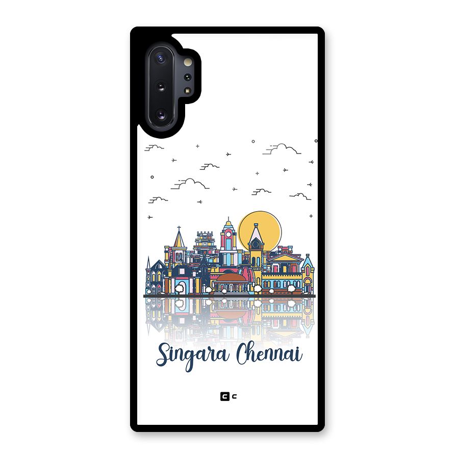 Chennai City Glass Back Case for Galaxy Note 10 Plus
