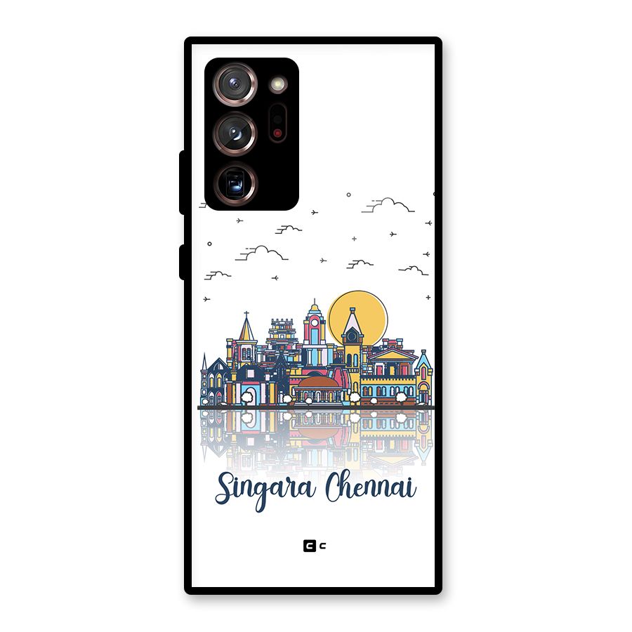 Chennai City Glass Back Case for Galaxy Note 20 Ultra 5G