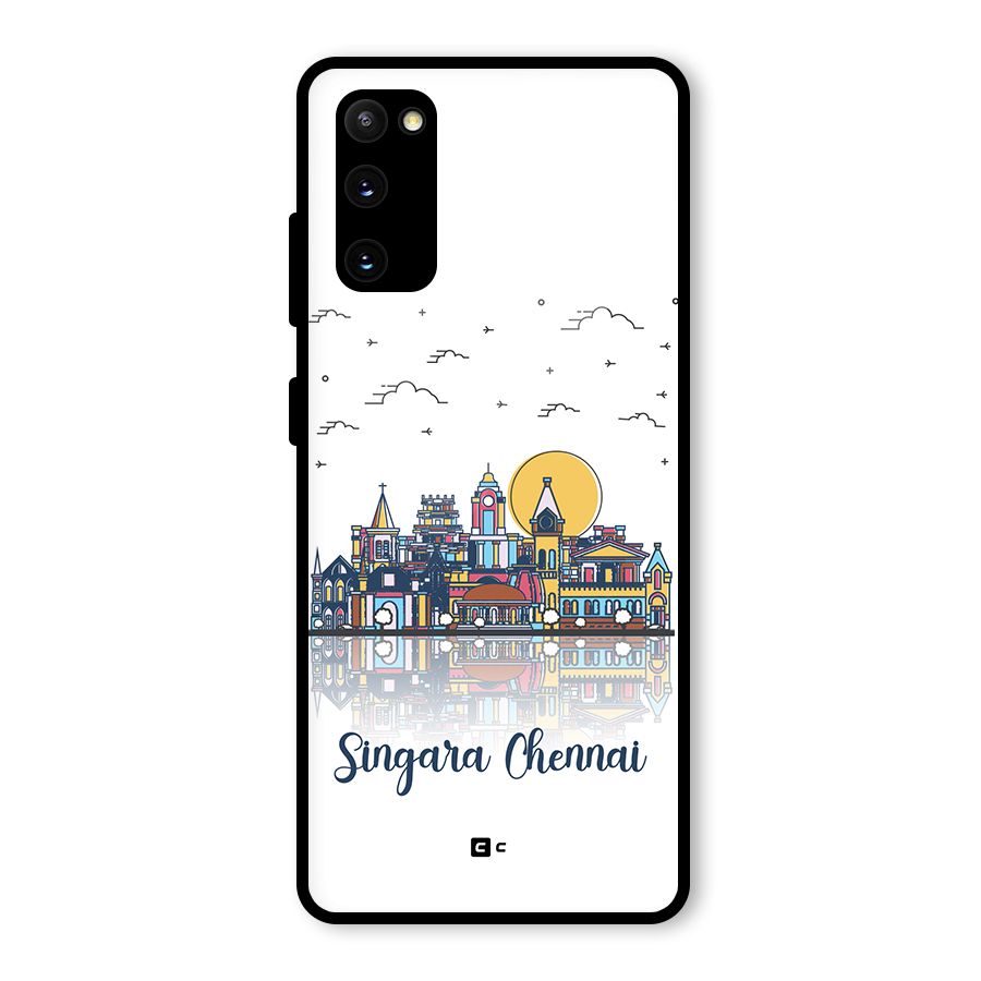 Chennai City Glass Back Case for Galaxy S20 FE 5G