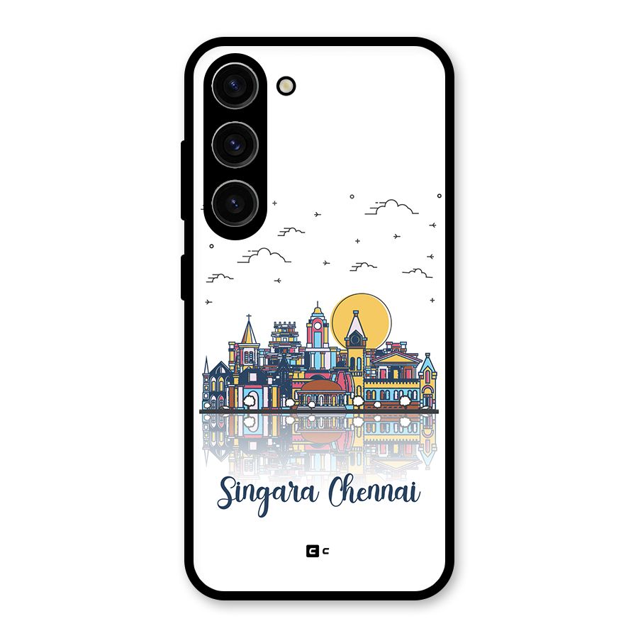 Chennai City Glass Back Case for Galaxy S23