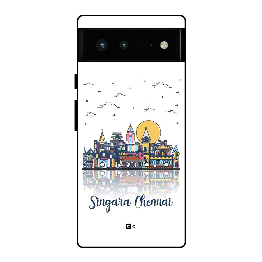 Chennai City Glass Back Case for Google Pixel 6
