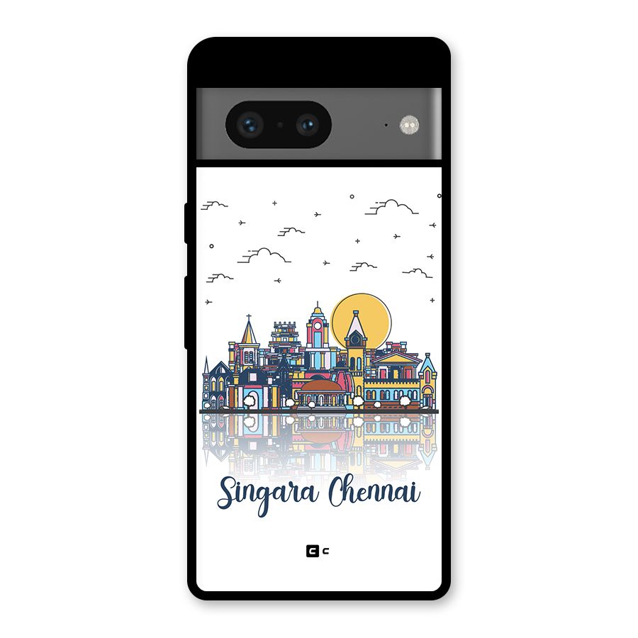 Chennai City Glass Back Case for Google Pixel 7