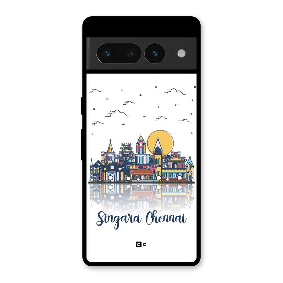 Chennai City Glass Back Case for Google Pixel 7 Pro