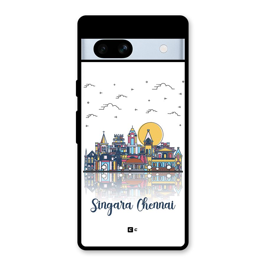 Chennai City Glass Back Case for Google Pixel 7a