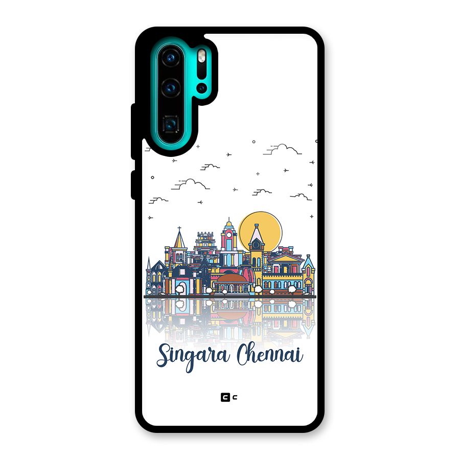 Chennai City Glass Back Case for Huawei P30 Pro