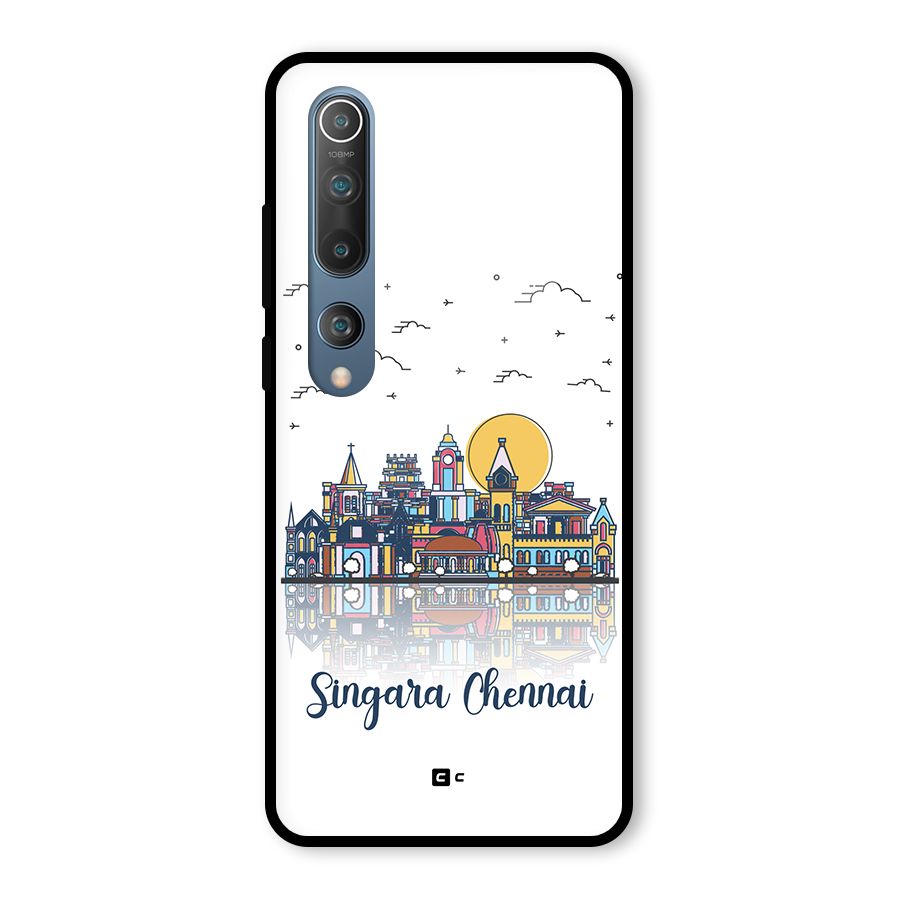 Chennai City Glass Back Case for Mi 10