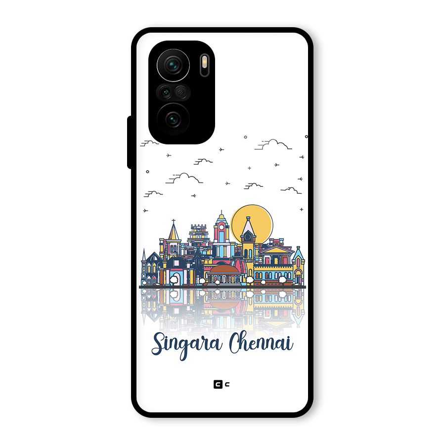 Chennai City Glass Back Case for Mi 11X Pro