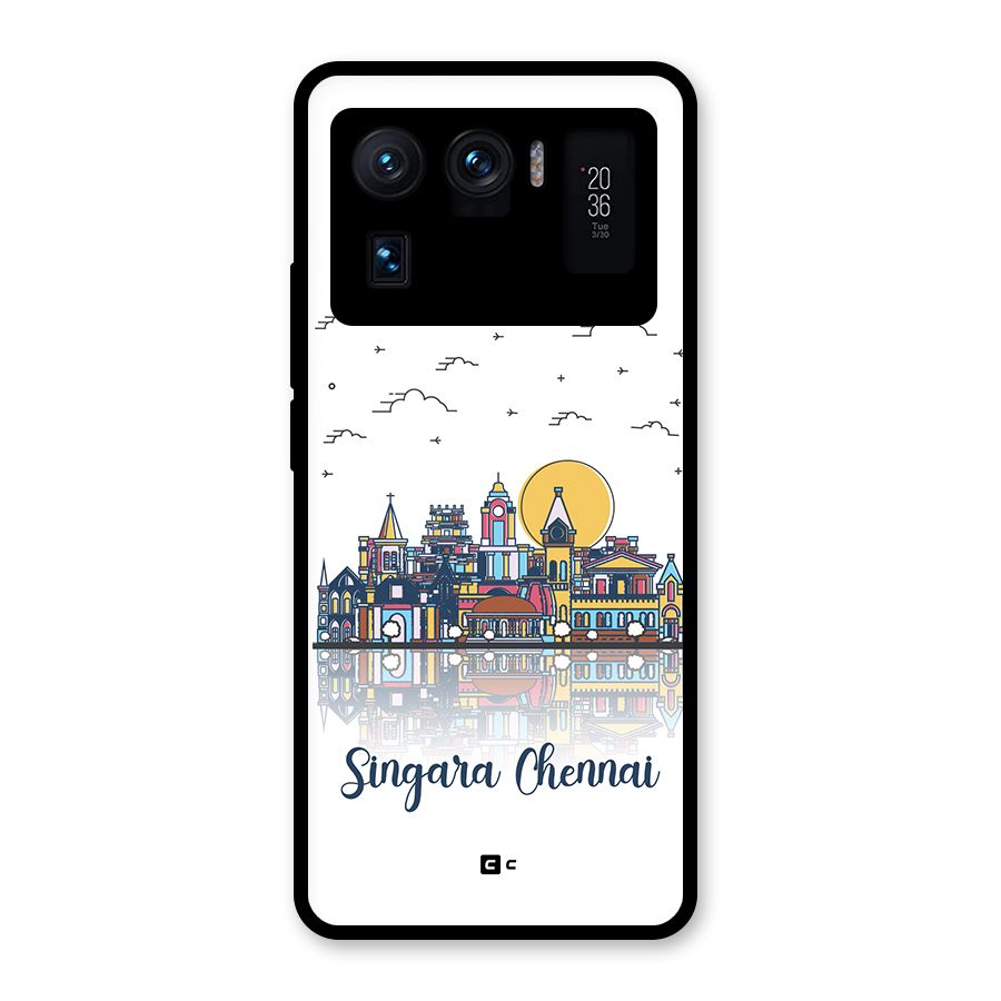 Chennai City Glass Back Case for Mi 11 Ultra