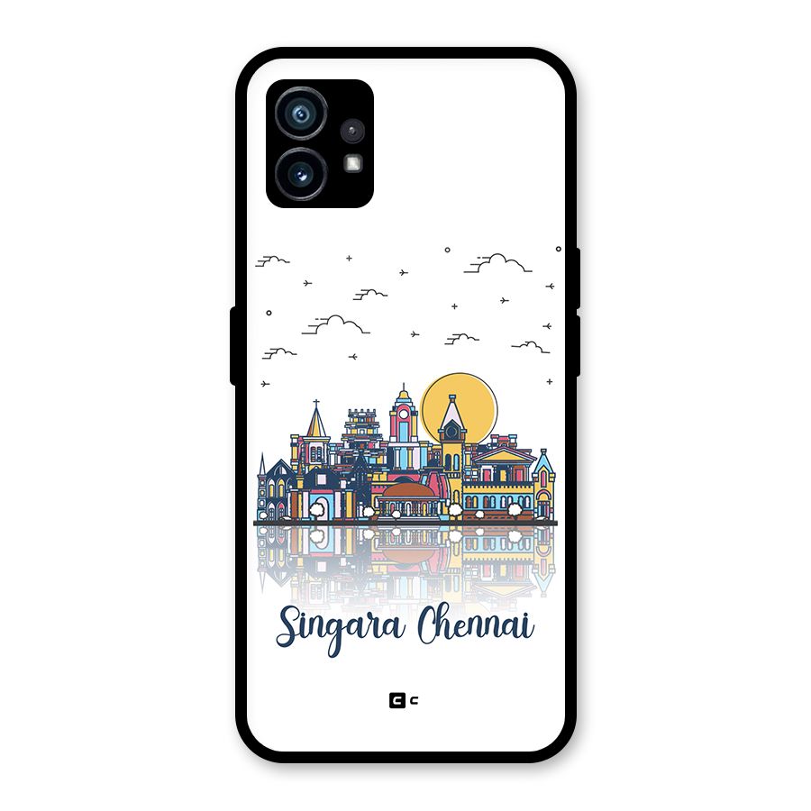 Chennai City Glass Back Case for Nothing Phone 1