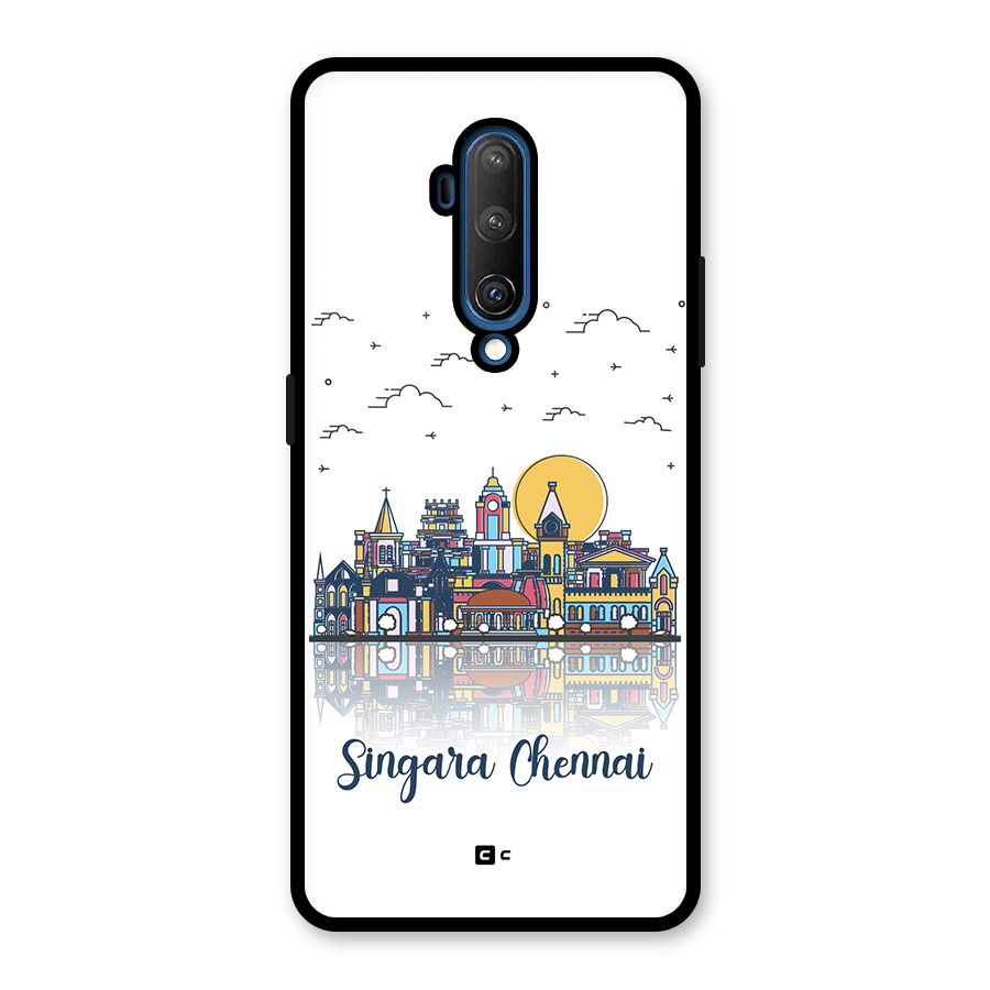 Chennai City Glass Back Case for OnePlus 7T Pro