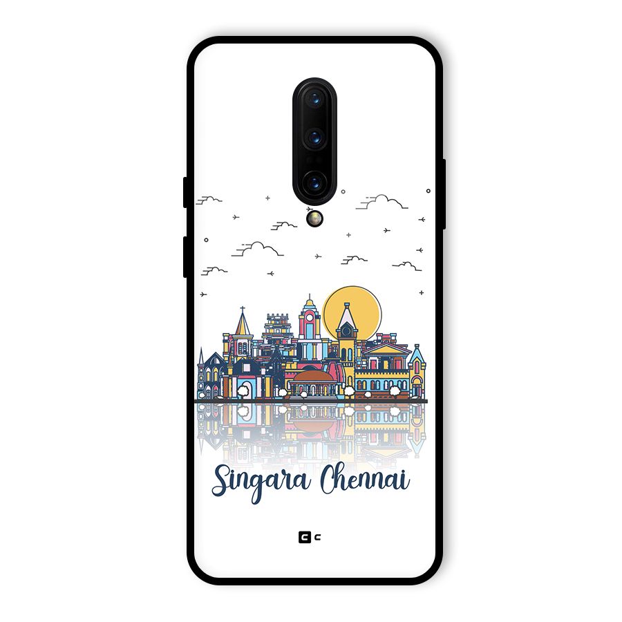 Chennai City Glass Back Case for OnePlus 7 Pro