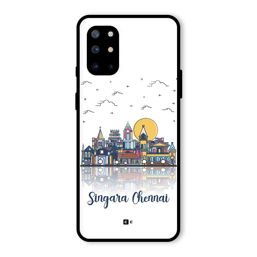 Chennai City Glass Back Case for OnePlus 8T