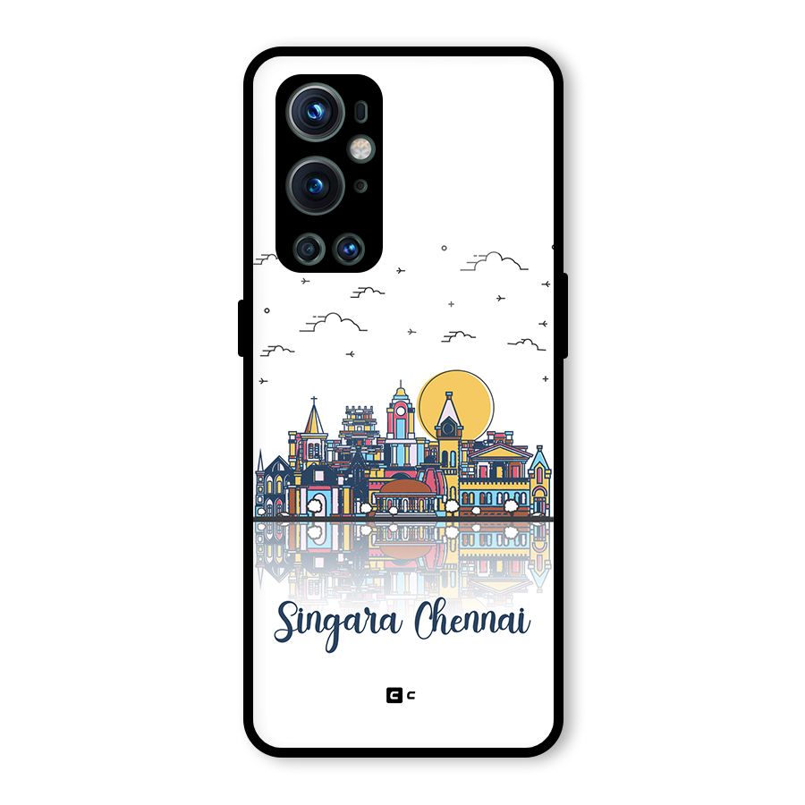 Chennai City Glass Back Case for OnePlus 9 Pro