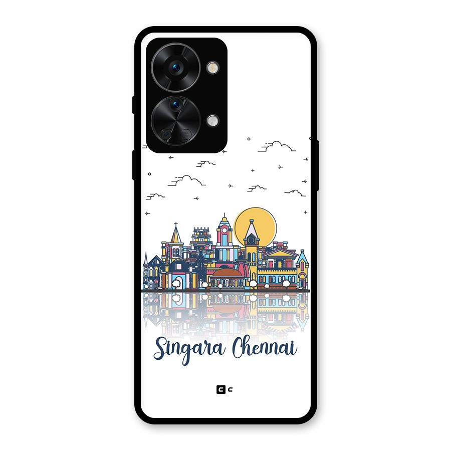 Chennai City Glass Back Case for OnePlus Nord 2T