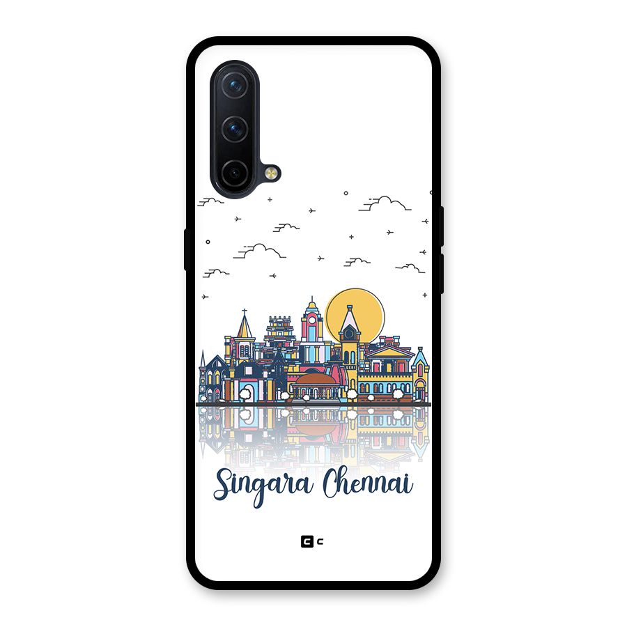 Chennai City Glass Back Case for OnePlus Nord CE 5G