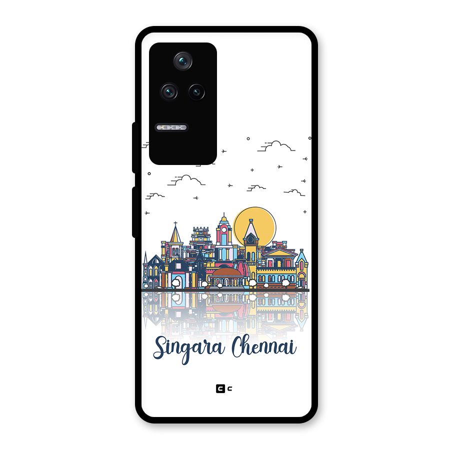 Chennai City Glass Back Case for Poco F4 5G