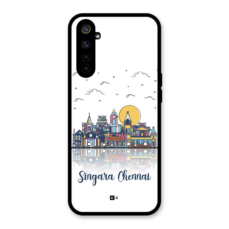 Chennai City Glass Back Case for Realme 6