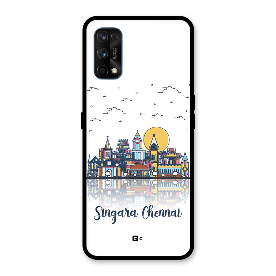 Chennai City Glass Back Case for Realme 7 Pro