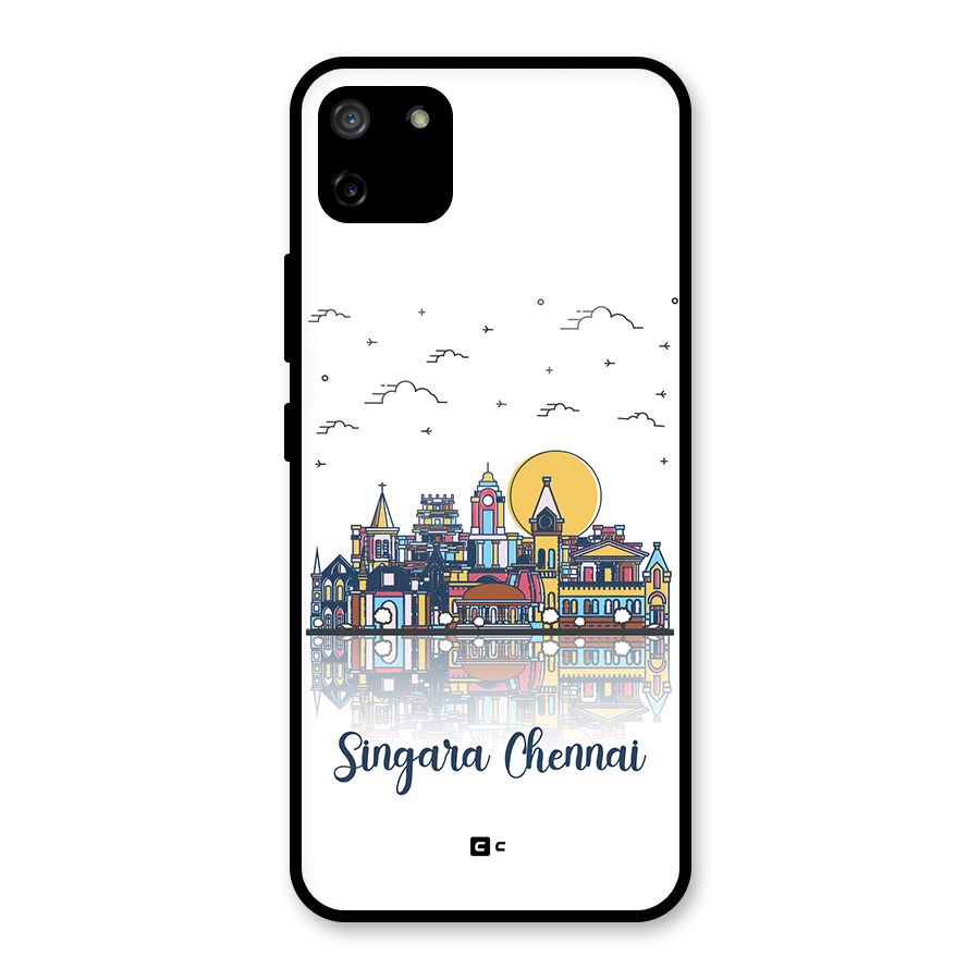 Chennai City Glass Back Case for Realme C11
