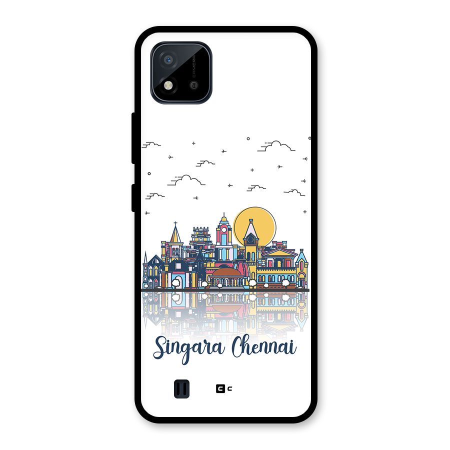 Chennai City Glass Back Case for Realme C11 2021