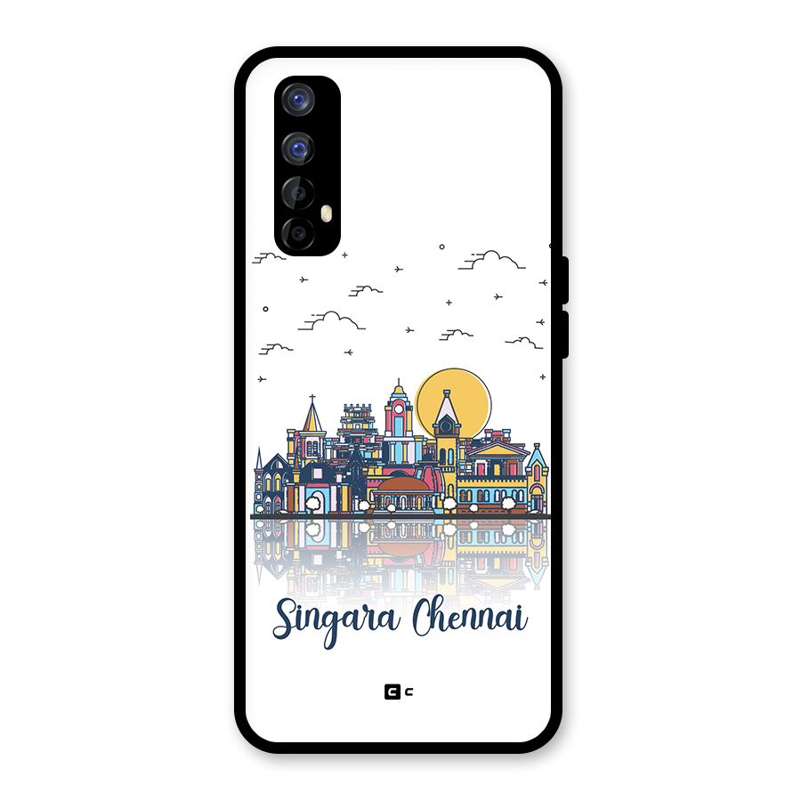 Chennai City Glass Back Case for Realme Narzo 20 Pro