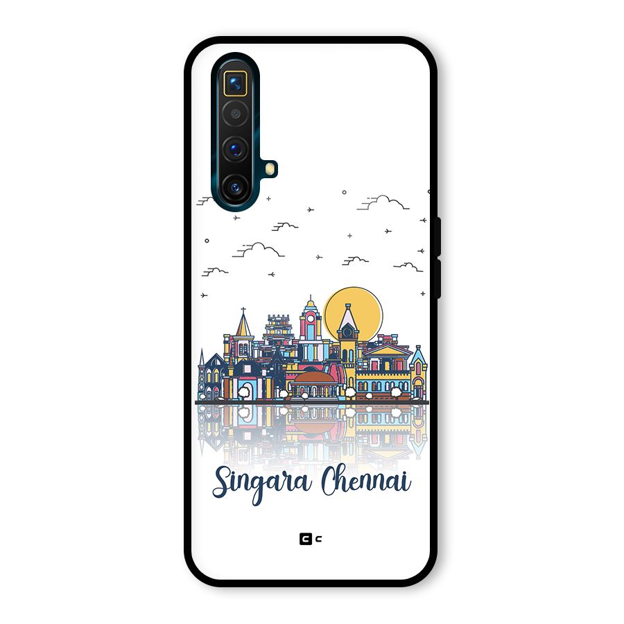 Chennai City Glass Back Case for Realme X3 SuperZoom