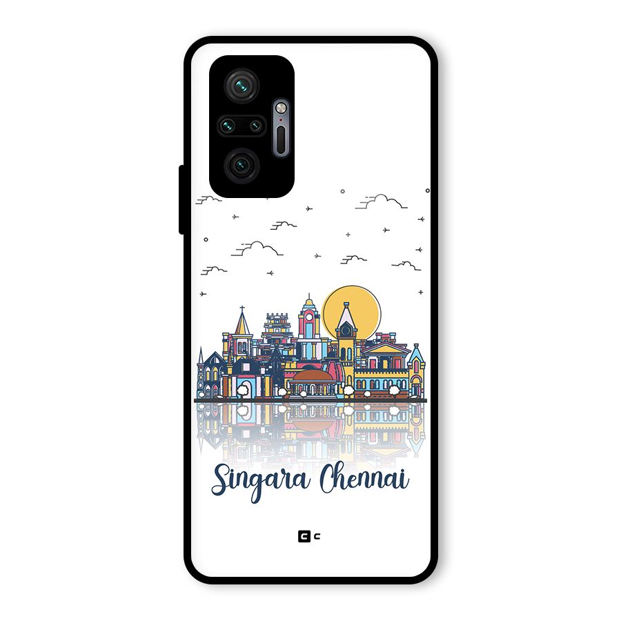Chennai City Glass Back Case for Redmi Note 10 Pro Max