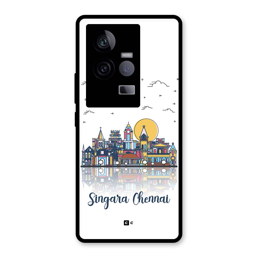 Chennai City Glass Back Case for Vivo iQOO 11 5G
