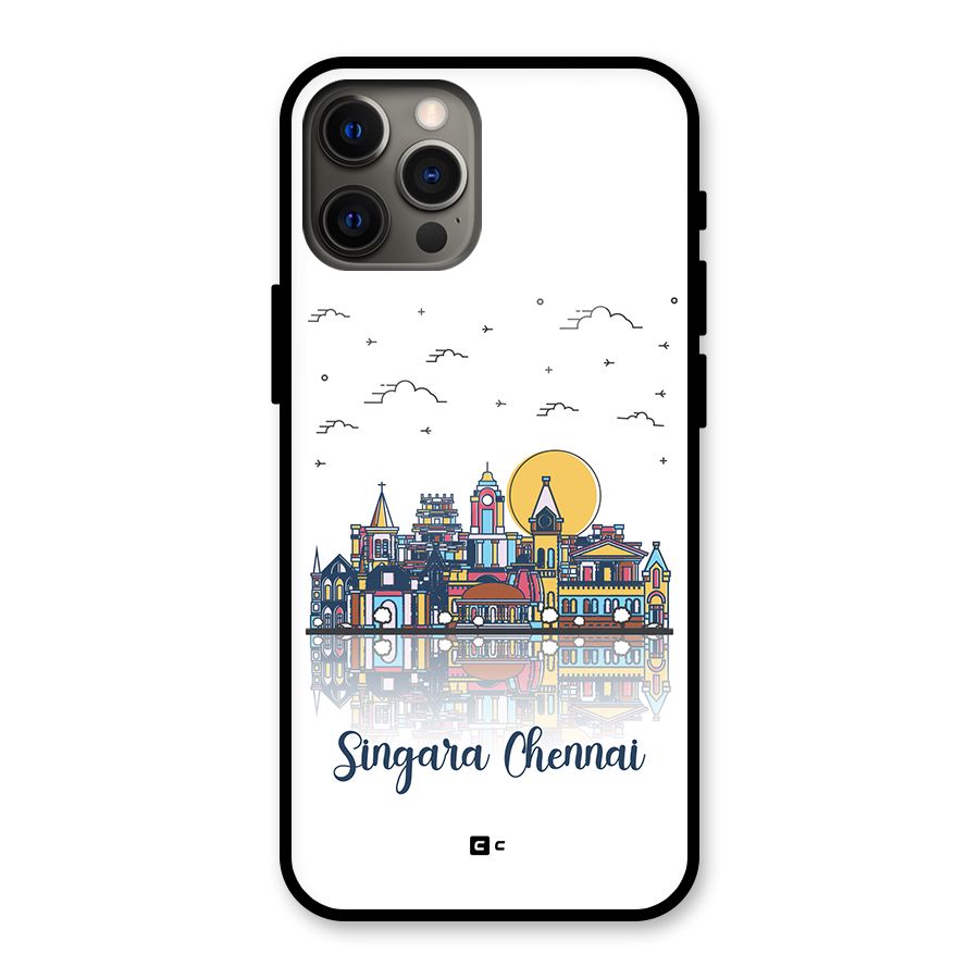 Chennai City Glass Back Case for iPhone 12 Pro Max