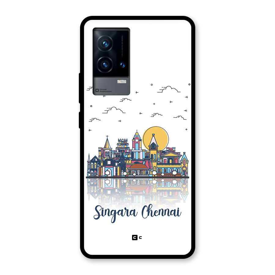 Chennai City Glass Back Case for iQOO 9 5G