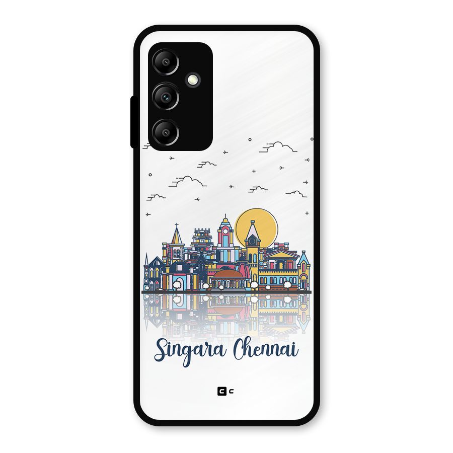 Chennai City Metal Back Case for Galaxy A14 5G